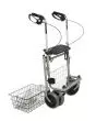 Déambulateur Rollator Adage Cristallo 4 roues avec porte canne