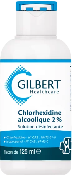 Solution désinfectante - Chlorhexidine Alcoolique 2% Laboratoires Gilbert