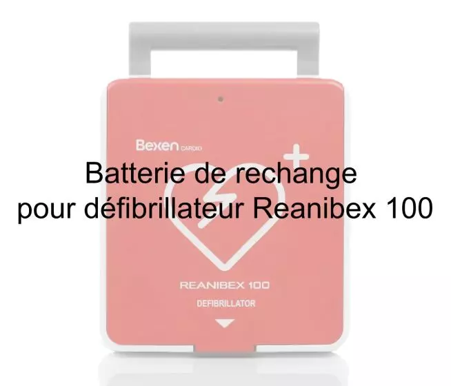 Batterie de rechange pour défibrillateur Reanibex 100