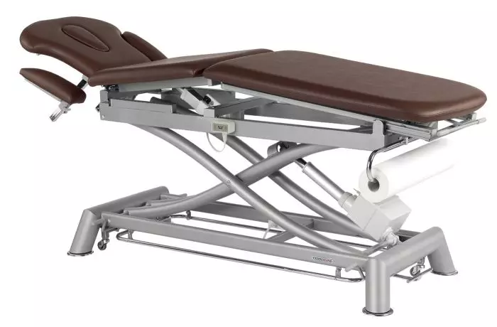 Table de massage électrique multi-fonction 3 plans avec barres péripheriques Ecopostural C7930 62 x 200 M47
