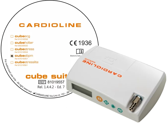 Holter tensionnel walk200b ABPM avec logiciel cubeabpm Cardioline