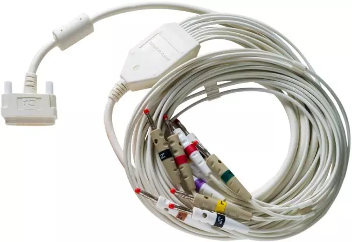 Câble patient à fiches banane pour ECG Cardioline