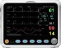 Moniteur patient multiparamétrique GIMA PC-3000 (PNI, SpO2, Temp., Resp, ECG)