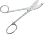 Cisaille à plâtre de Brun dentelée Devaset - 23 cm
