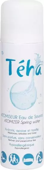 Brumisateur d'eau de source Téha (150 ou 400 ml) 