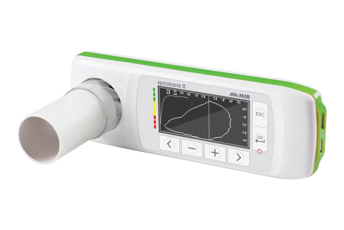 Spiromètre de diagnostic Spirobank II Basic avec logiciel PC MIR