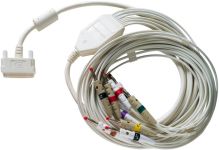 Câble patient à fiches banane pour ECG Cardioline