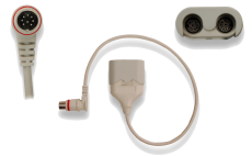 Pédale avec cordon Y pour divan d'examen Mobercas (double commande)