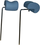 Paire de repose-jambes gynécologique pour divan ou fauteuil d'examen Mobercas
