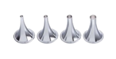 Spéculums auriculaires réutilisables de Hartmann (jeu de 4)
