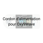 Cordon d'alimentation pour Oxy9Wave (2,5 m)