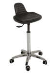Tabouret médical siège integral Ecopostural S5608 base alu et assise haute