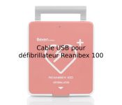 Cable USB pour défibrillateur Reanibex 100