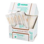 Aiguilles d'acupuncture stériles Seirin Type J - avec tube guide (boîte de 100)
