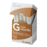 Aiguilles d'acupuncture stériles Seirin Type G - aiguille longue avec tube guide (boîte de 100)