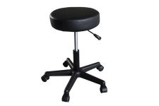 TABOURET ERGONOMIQUE A47K NOIR TÉLESCOPIQUE A ROULETTES OGALBE VIALA