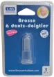 Brosse à dent doigtier en silicone