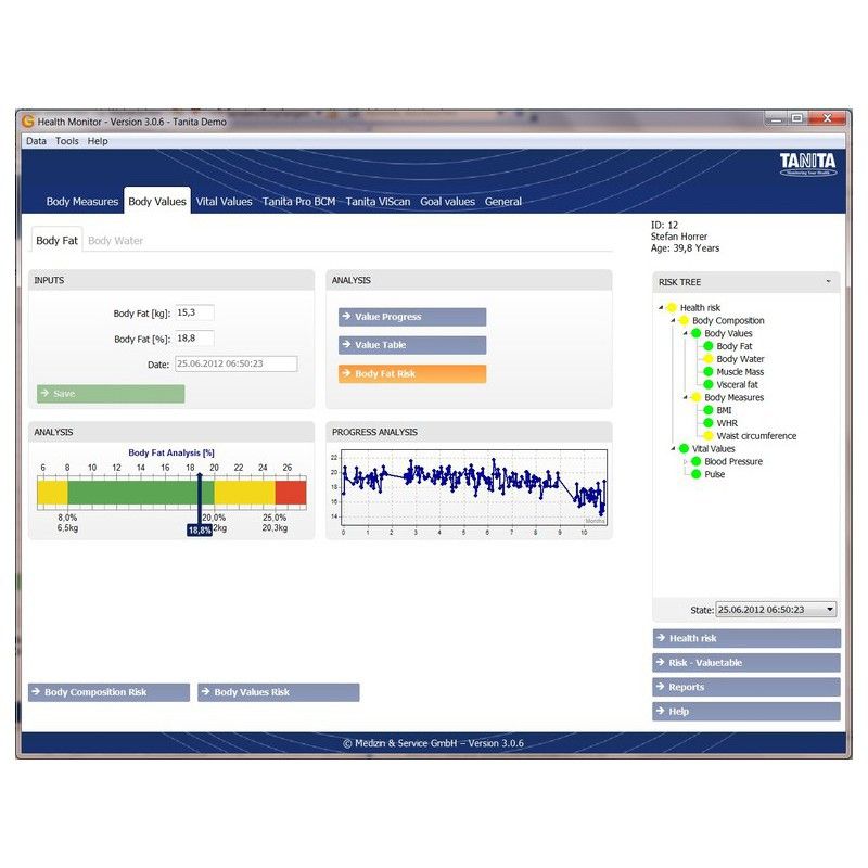 Vente de Logiciel Contrôle de santé TANITA GMON PRO 3.1 à 544,00