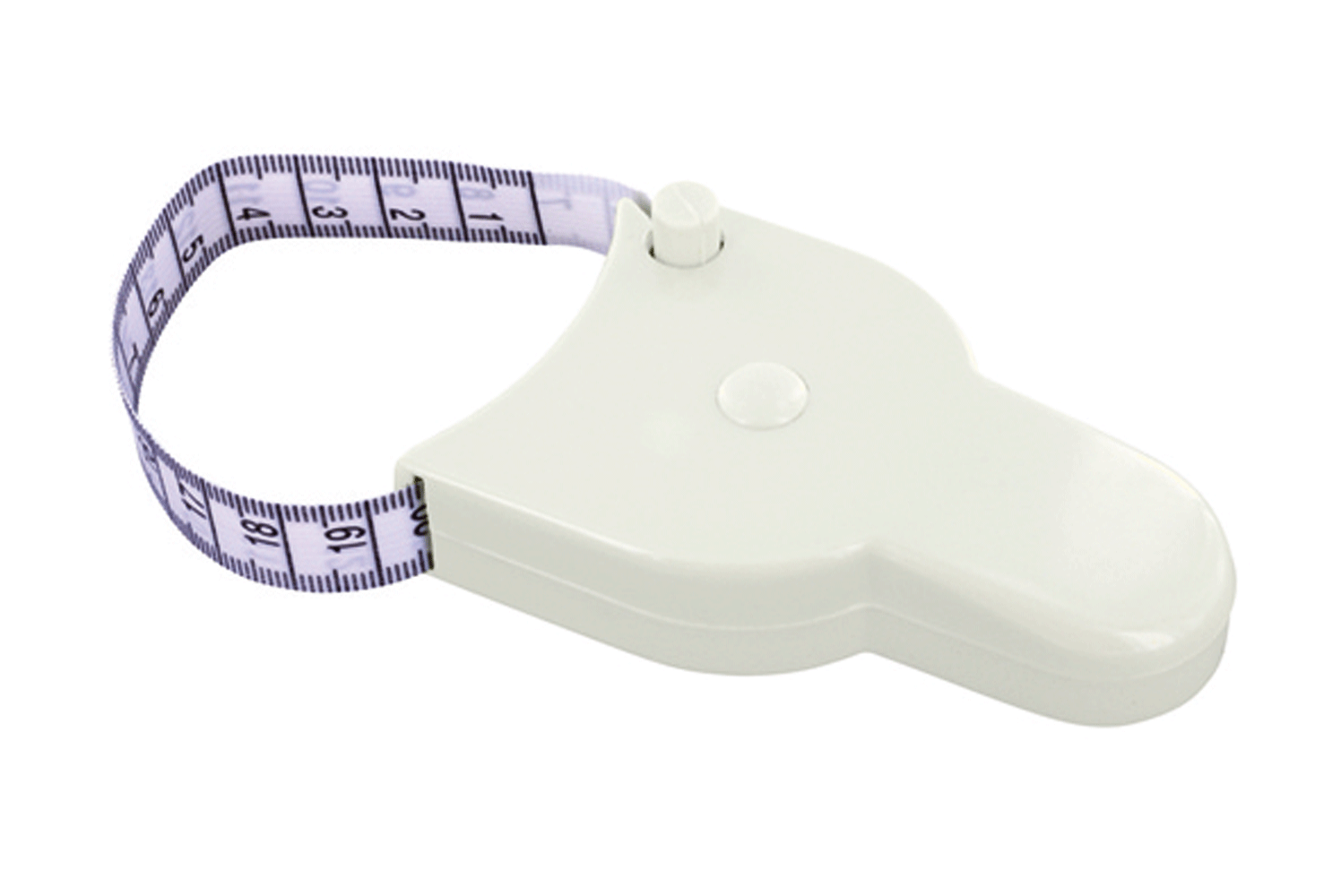 Ruban Périmétrique 2 Mètres Auto-enrouleur - Graduation 1 Mm - Poids 52 G - Certifié Médical