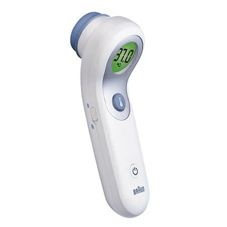Thermometre medical Frontal Infrarouge médicale Thermometre sans Contact  pour personne (Adulte Enfant bébé) et surface d