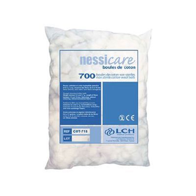 Boule De Coton Hydrophile Nessicare Sachet De 700 A 3 57 Dans Coton