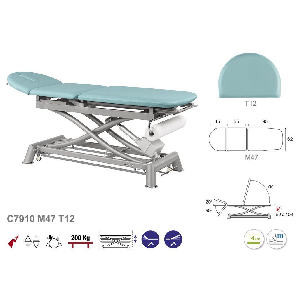 Table Esthétique et Massage Electrique 3 plans - ULNA