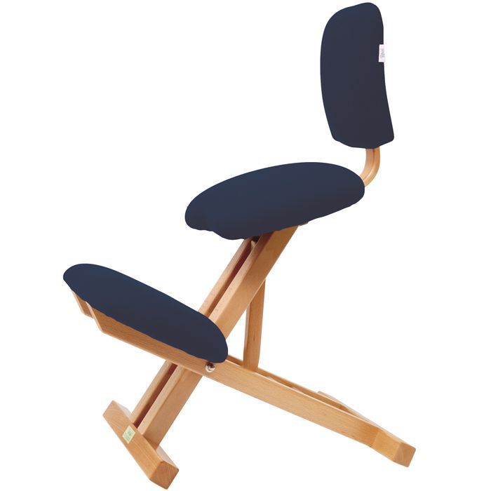 Tabouret ergonomique de bureau avec soutien de genoux et poignées