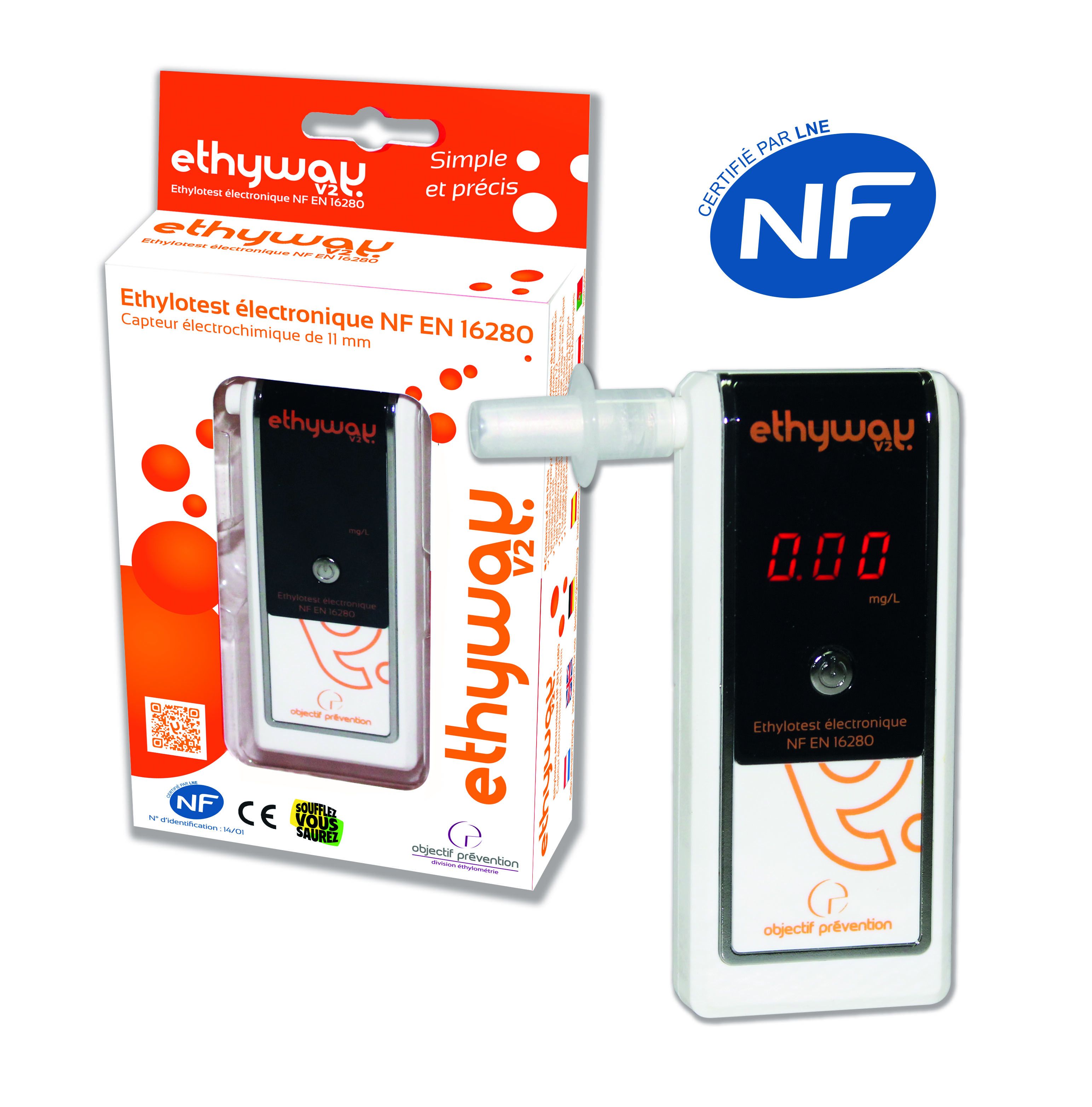 EBTOOLS POUR ETHYLOTEST electronique homologué nf pour ethylotest  electroniqu EUR 33,91 - PicClick FR