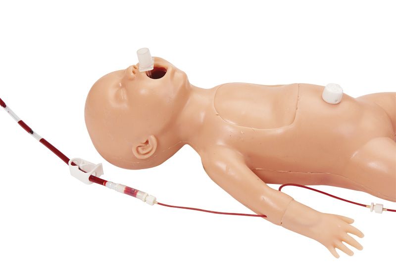 Mannequin rcp infantile pour formation aux premiers secours, simulateur  d'enseignement des compétences d'urgence du nouveau-né avec Version à  commande sans fil