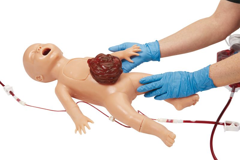 Mannequin d´un nouveau-né pour la physiothérapie, Simulateurs - bébé, Mannequins de soins, Soins infirmiers, Simulateurs médicales, Shop