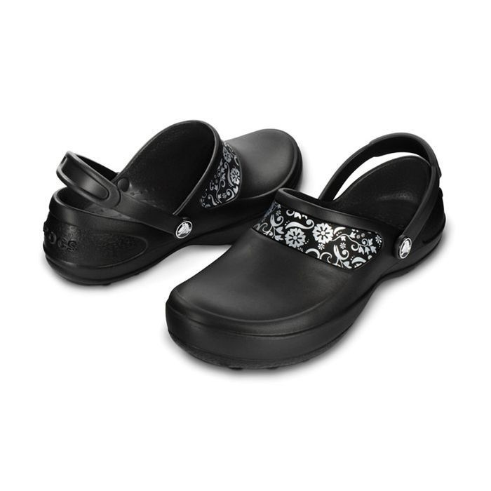 Crocs Merci Sabots Crocs Mercy Work Black/Silver à 0,00