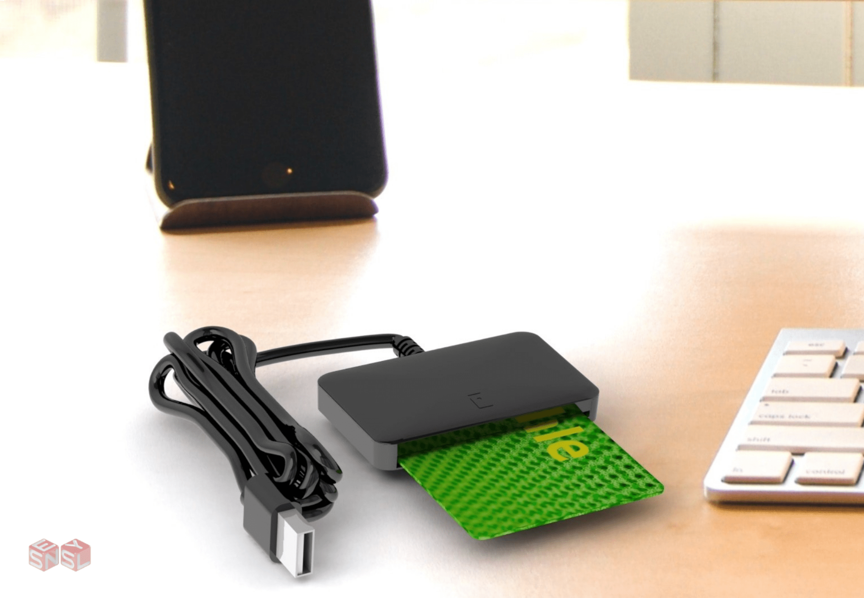 Lecteur de carte à puce monofente PC/SC Sensyl SSCTiny