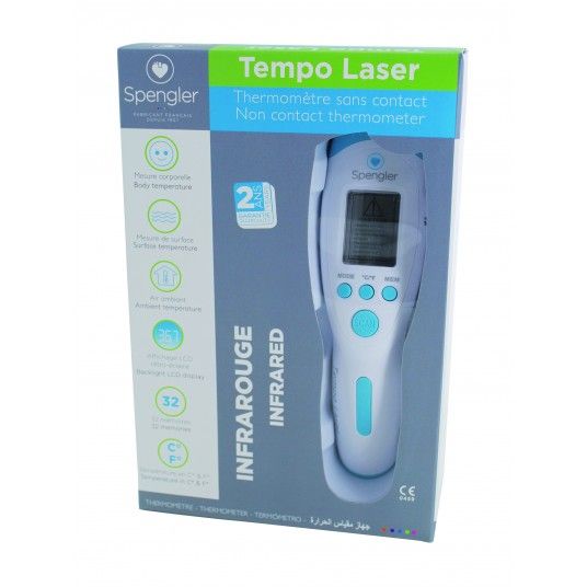 Thermomètre frontal Infra-rouge Tempo Laser - Médical Hygiène