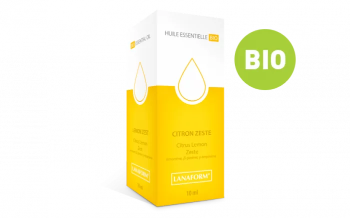 Huile essentielle Citron zeste BIO Lanaform LA240001