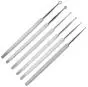 Curette dermatologique fine fenêtrée en inox Devaset - 16 cm