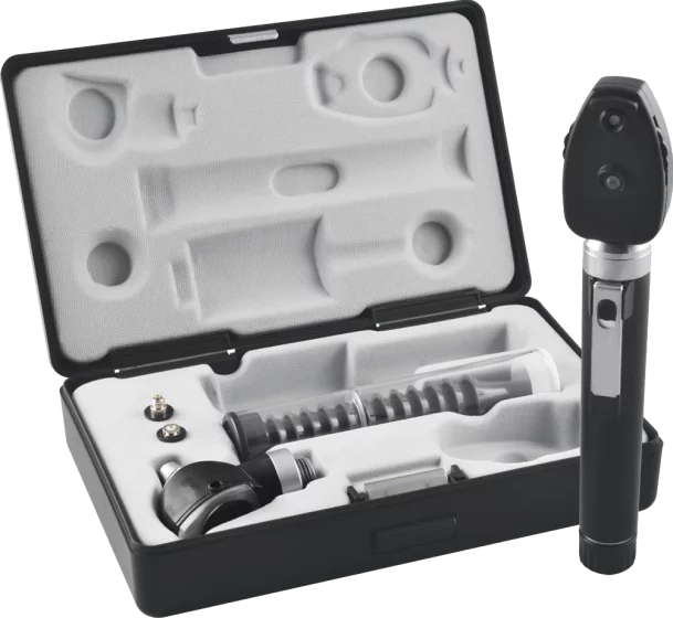 Coffret otoscope et ophtalmoscope Omni 3000 fibre optique 