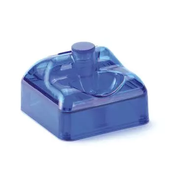 Distributeur à alcool plastique bleu : 100 cc Comed