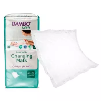 Carrés à langer Bambo Nature (sachet de 10)