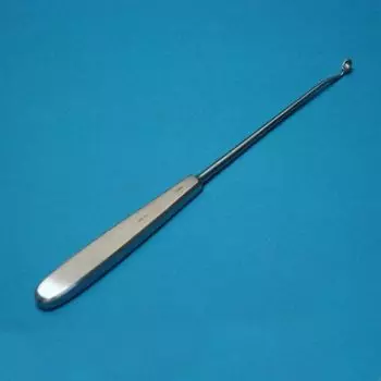 Curette à Sciatique, coudée, 23 cm x 5 mm