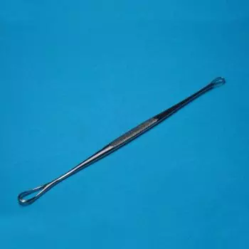 Curette de Blake, 27 cm, double, mousse/ tranchant