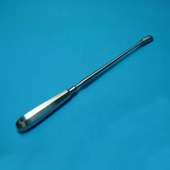 Curette Utérine Cuzzi, 30 cm x 14 mm