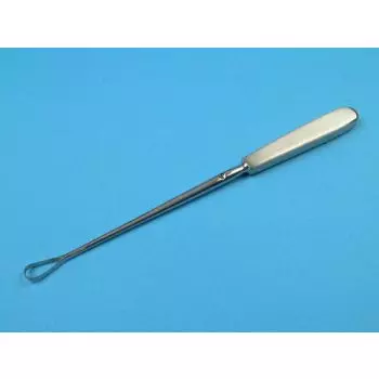 Curette Utérine Sims, tranchante, 25 cm x 10 mm