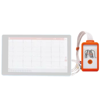 Electrocardiographe ECG Cardioline Touchecg HD+ Bluetooth (12 pistes) pour Windows avec tablette 10"