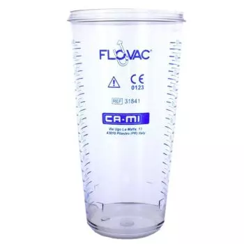 Bocal réutilisable pour poche de collecte jetable 2L Flovac
