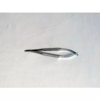 Porte-aiguille Barraquer, courbe, 11,5 cm