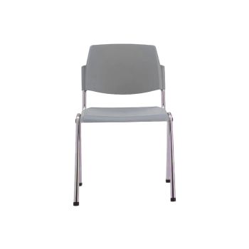 Chaise visiteur empilable en tissu