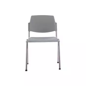 Chaise visiteur empilable en tissu