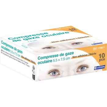Comfort Compresse Oculaire Stérile Adulte 6 Pouchettes 95*65 MM