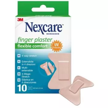 Pansement pour les doigts Nexcare Flexible Comfort (1 boite de 10)