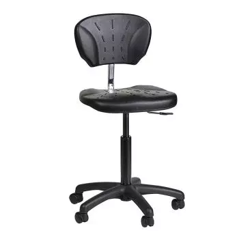 Tabouret médical sur roulettes Carina avec piètement ABS